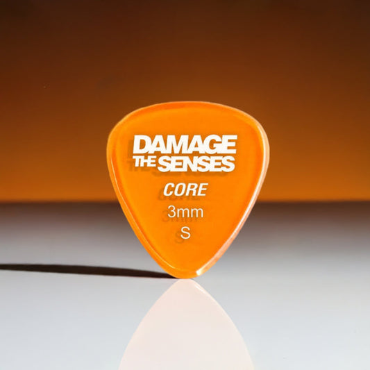 Orange Acrylic Guitar Pick
