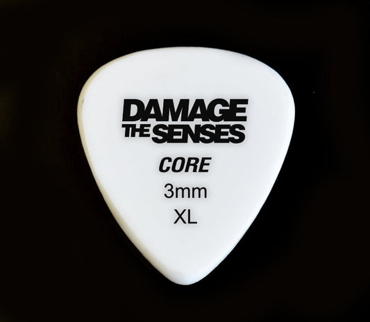 Acrylic Pick - Core 3mm (White) Damage The Senses