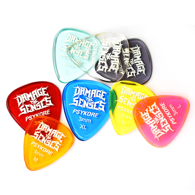 PSYCORE Acrylic Guitar Picks Damage The Senses