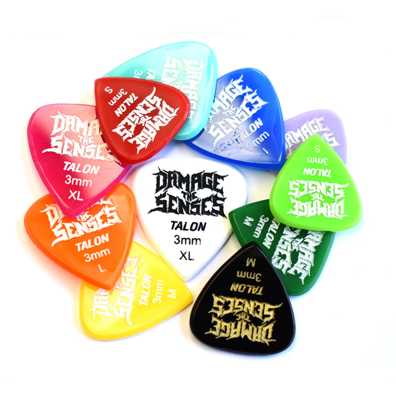 TALON Acrylic Guitar Picks Damage The Senses