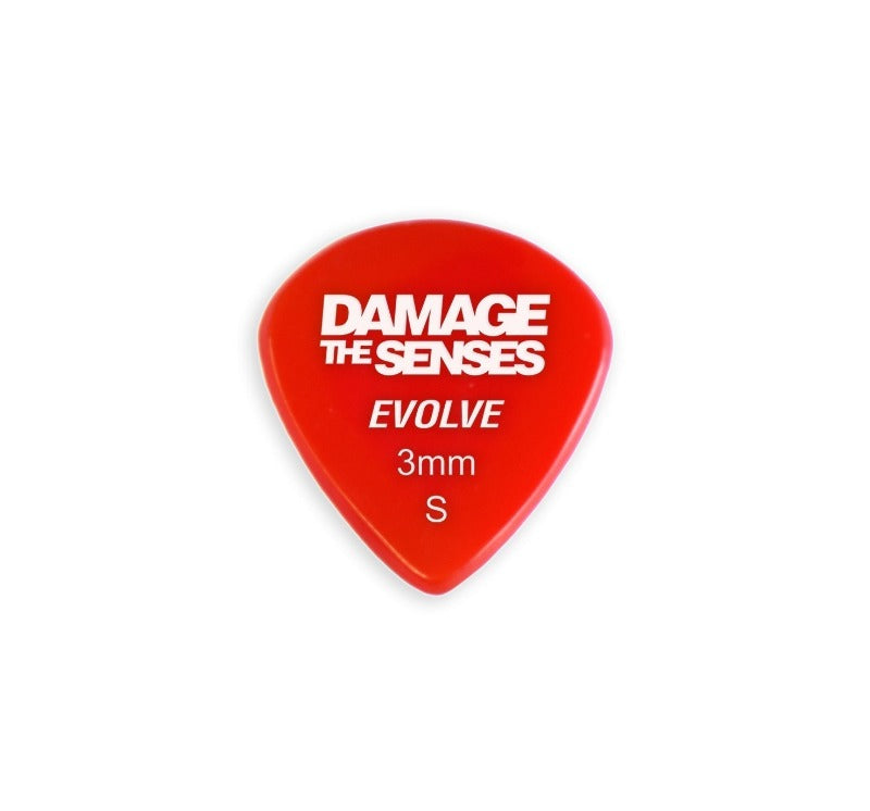 Acrylic Pick - Evolve 3mm (Red) Damage The Senses