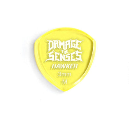 Acrylic Pick - Hawker 3mm (Trans Yellow) Damage The Senses