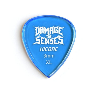 Acrylic Pick - Hi Core 3mm (Trans Blue) Damage The Senses