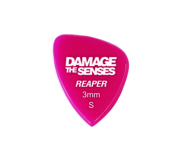 Acrylic Guitar Pick - Reaper 3mm (Fuschia) – Damage The Senses