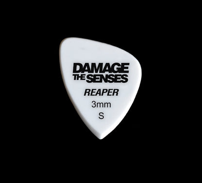 Acrylic Pick - Reaper 3mm (White) Damage The Senses