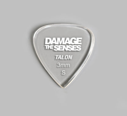 Acrylic Pick - Talon 3mm (Clear) Damage The Senses