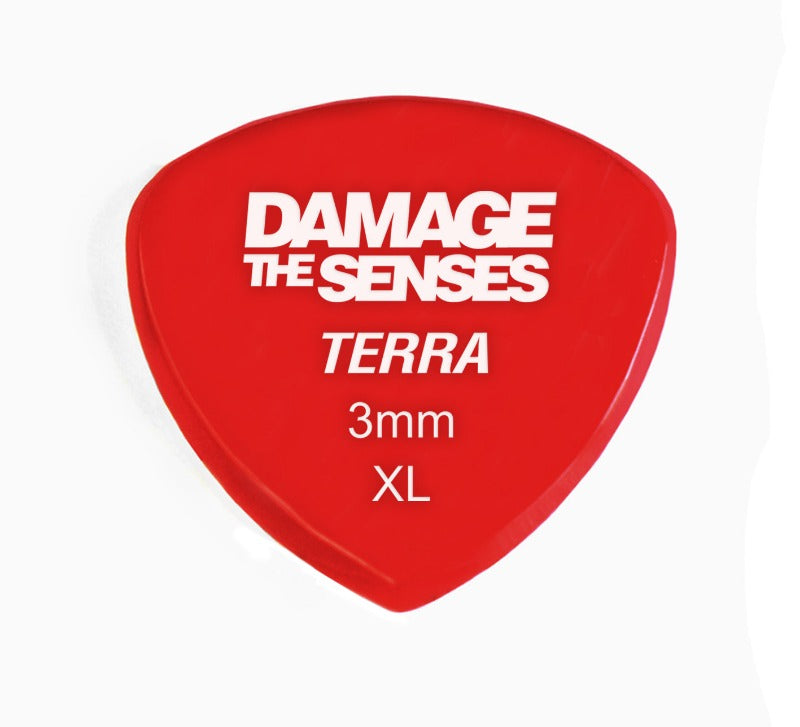 Acrylic Pick - Terra 3mm (Red) Damage The Senses