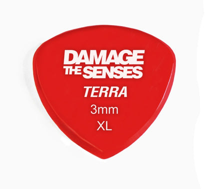 Acrylic Pick - Terra 3mm (Red) Damage The Senses