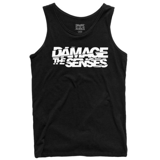 FRACTURED Men's Singlet Damage The Senses