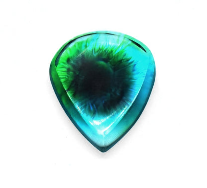 Handcrafted Resin Guitar Pick 04 - 3mm Damage The Senses